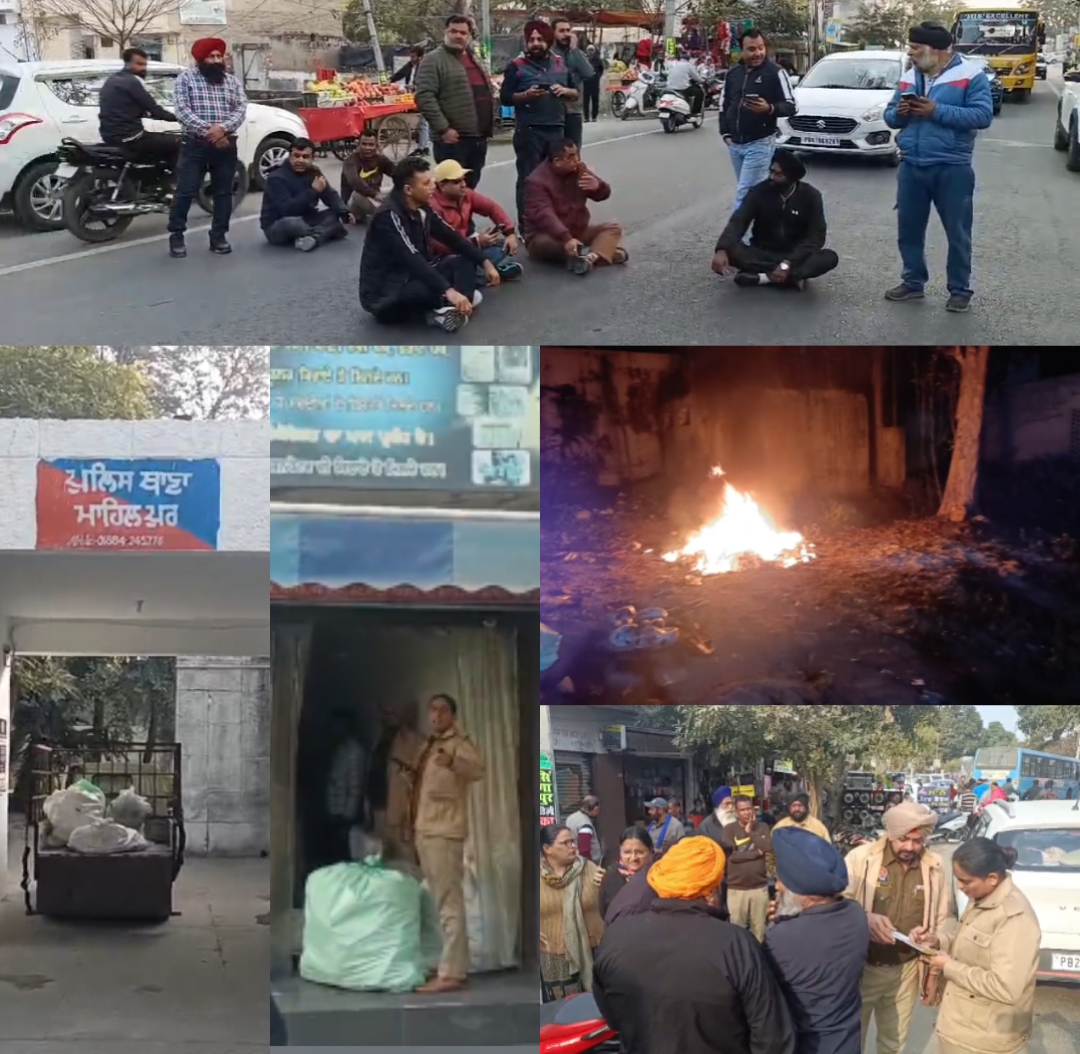 Police station Mahilpur police seized a large quantity of copyright goods from the shop and burnt it in the police station.